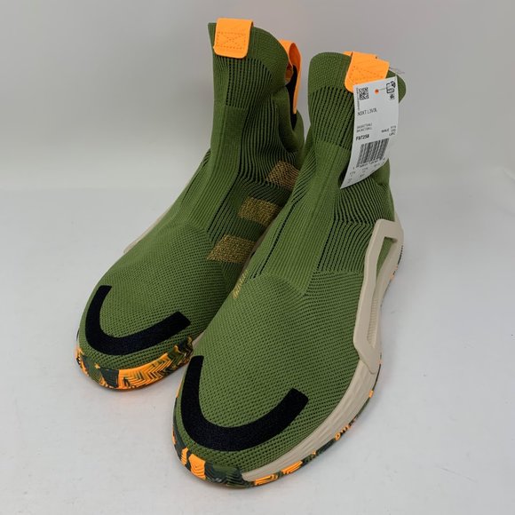 Adidas N3XT L3V3L Next Level Olive Linen Sneakers - Picture 4 of 8